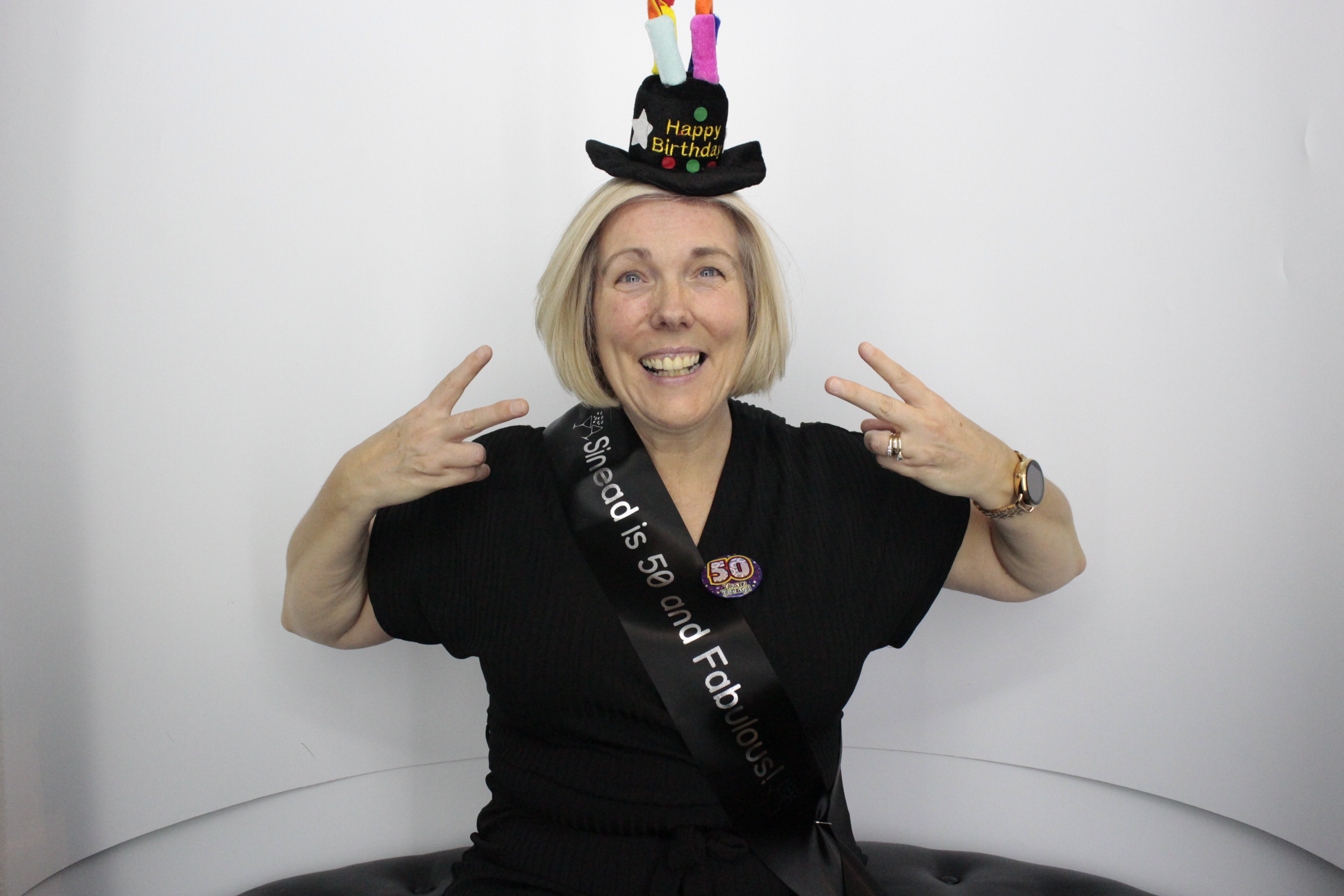 Sinead Byng 50th Birthday Party | View more photos from the event at gallery.myphotoboothexperience.co.uk/u/MyPhotoBoothExperienceLtd/Sinead-Byng-50th-Birthday-Party